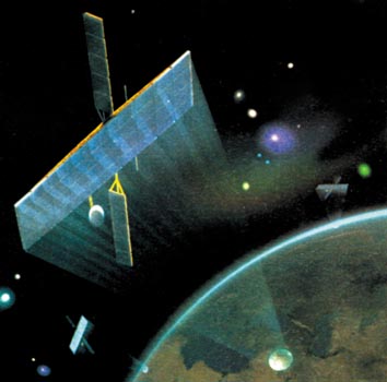 图文:中国自行研发的北斗卫星定位系统